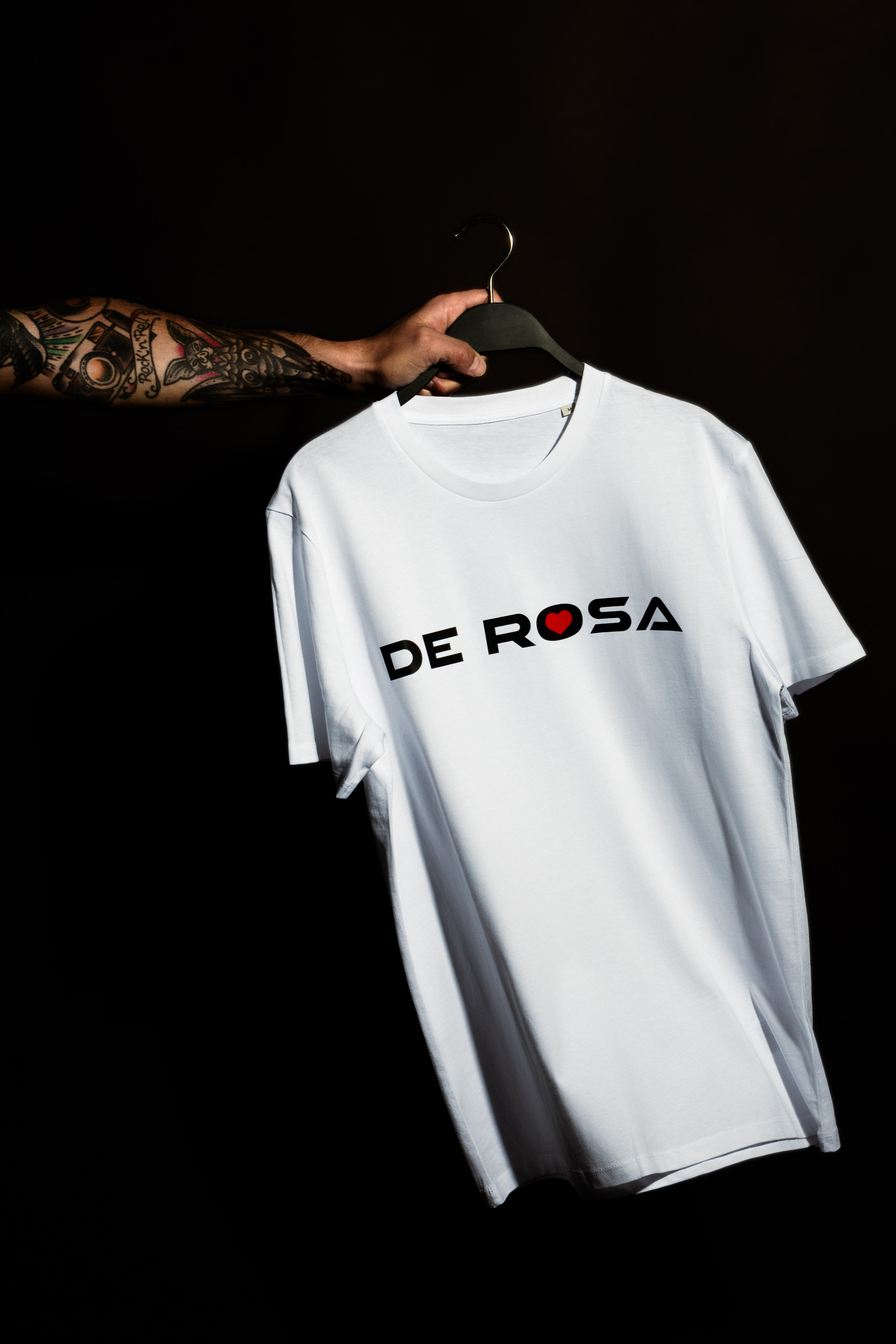 - WHITE Logo De Rosa - T-Shirt